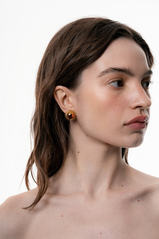 Кульчики "Сонячне колесо"