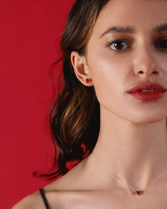 Набір «Make. Love» (чокер + кульчики)