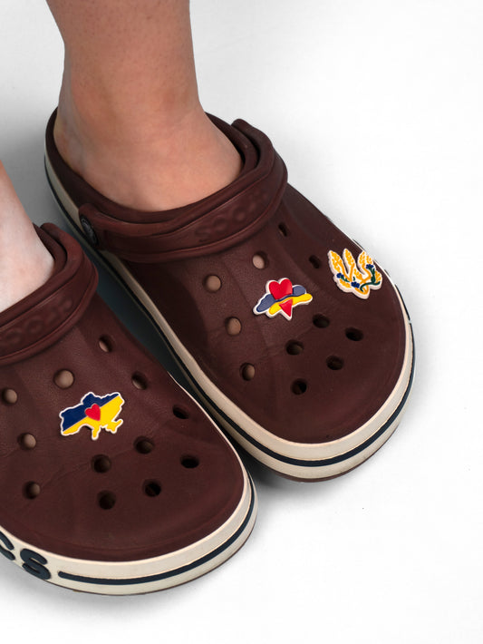 Джибітси для Crocs «Символи сміливих людей» Limited Edition