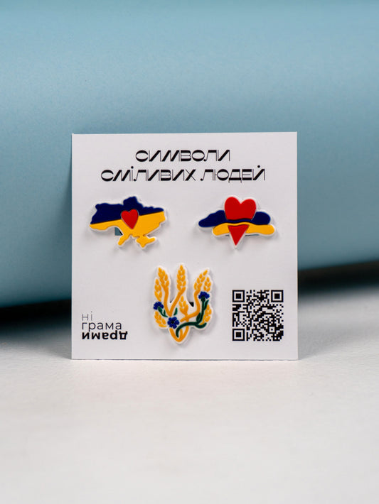 Джибітси для Crocs «Символи сміливих людей» Limited Edition