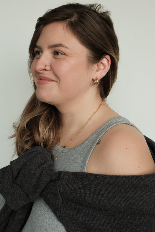 Кульчики «Колос країни» (мала пара)