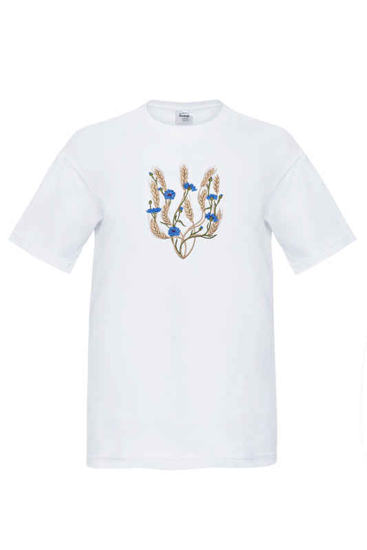 Футболка «Золотий тризуб» (по центру)