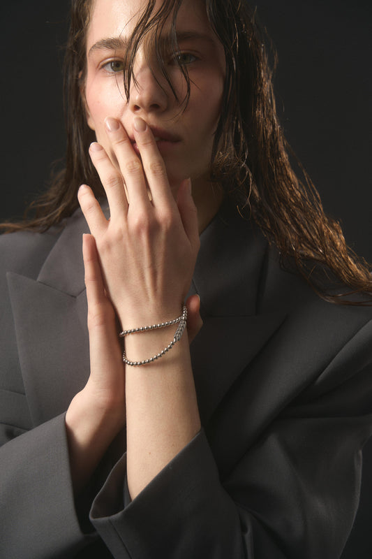 Браслет «Єдина» (срібло в родії)