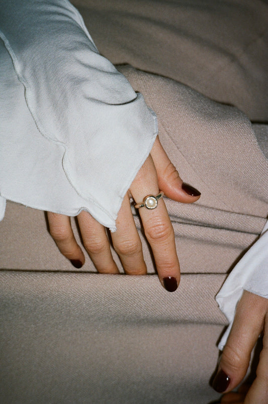 Каблучка «Біла перлина»