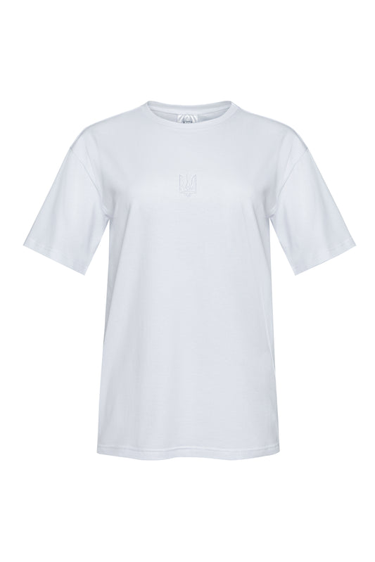 Футболка «Класичний тризуб» (білий)