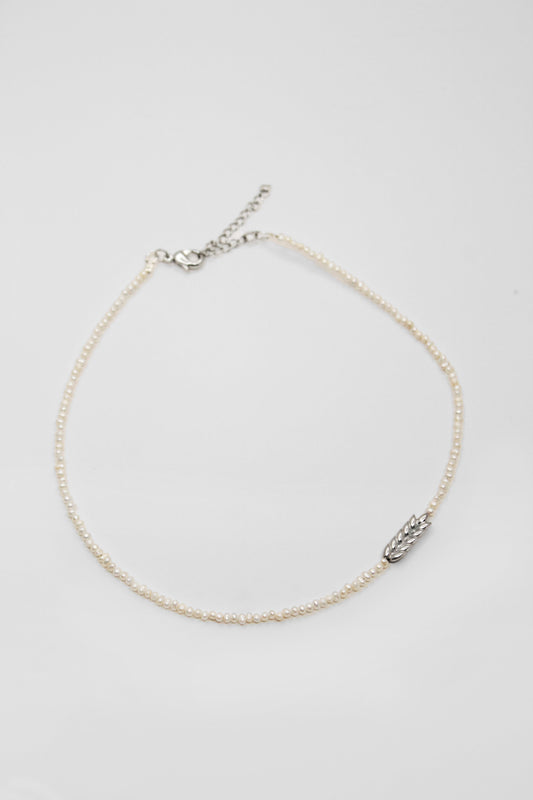 Чокер «Ранкова роса» (срібло в родії)