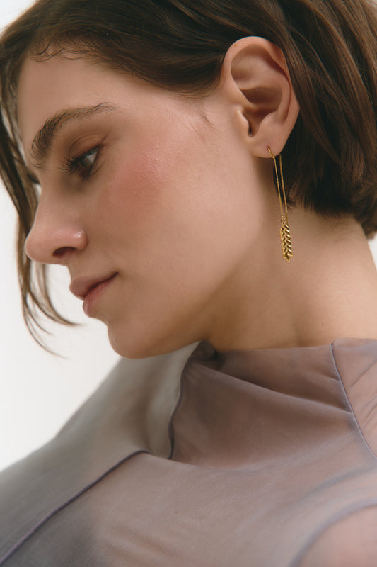 Кульчики «Цілунок Сонця»