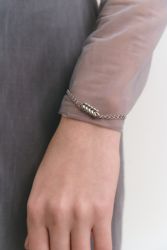 Браслет «Цілунок Сонця» (срібло в родії)