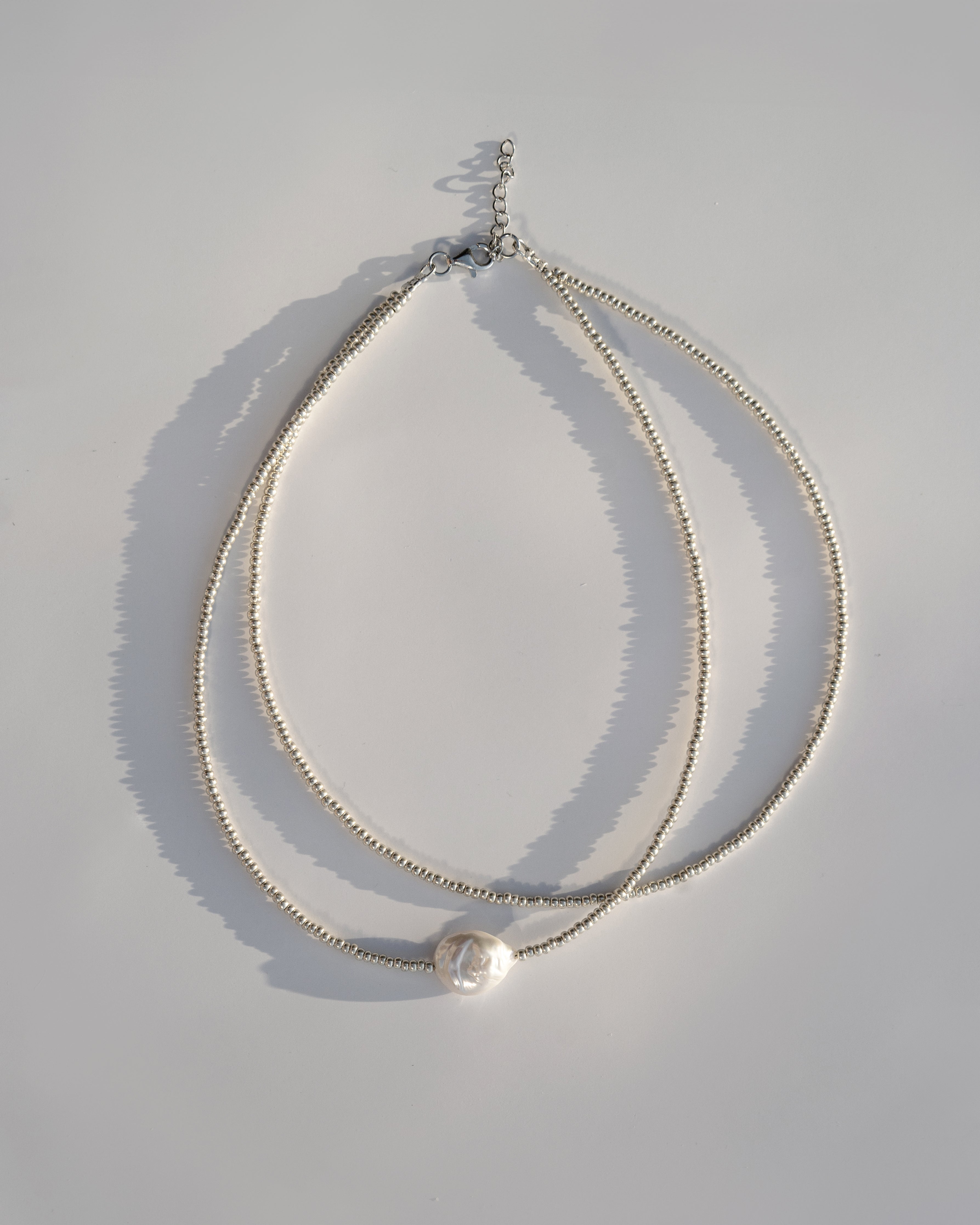 Набір «Морська перлина» (чокер + браслет на ногу)