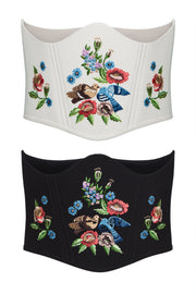 Корсет «Рівнодення» ПАРА (чорний + білий)