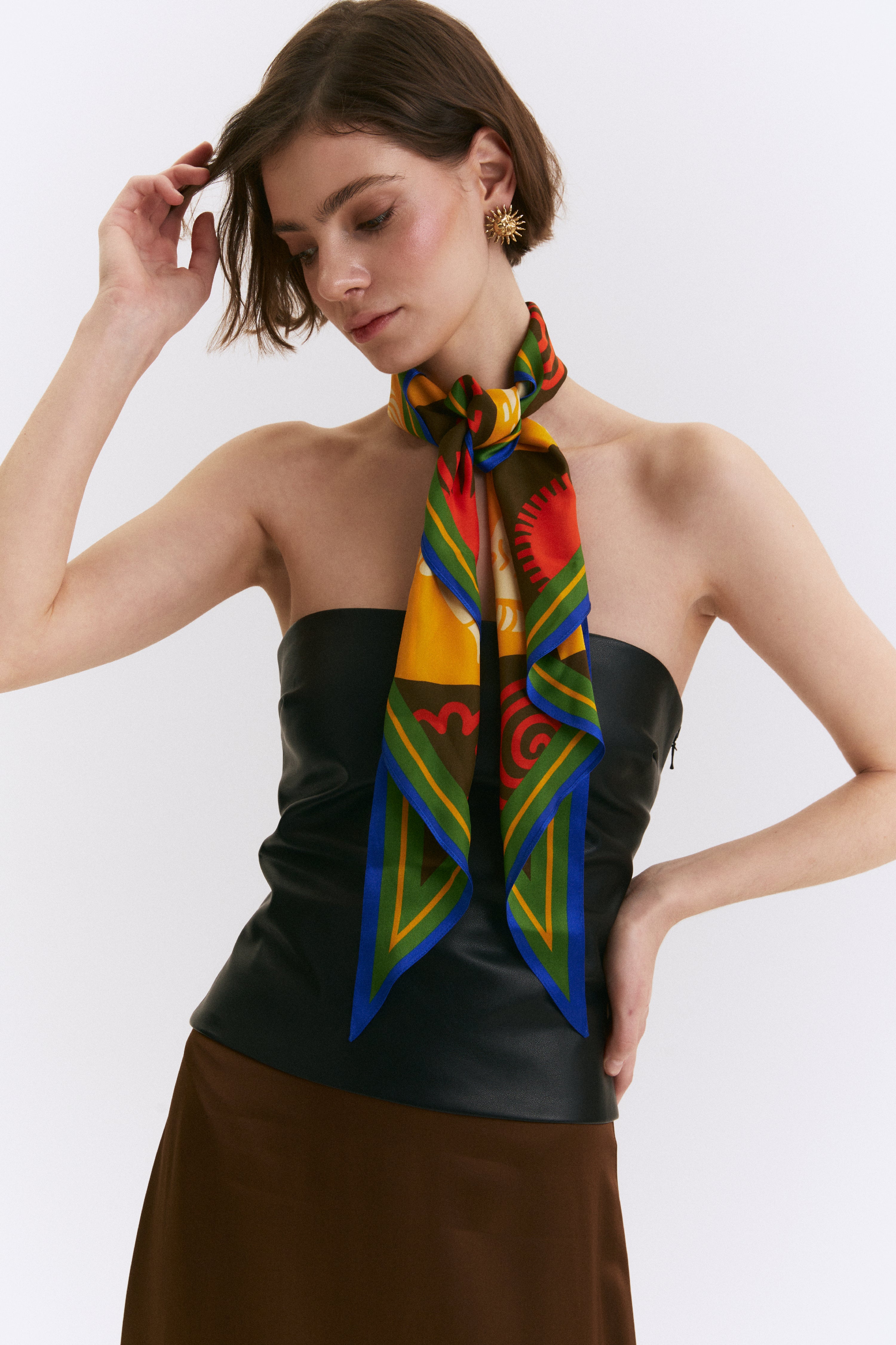 Набір «СКІФИ» (хустка з кульчиками)