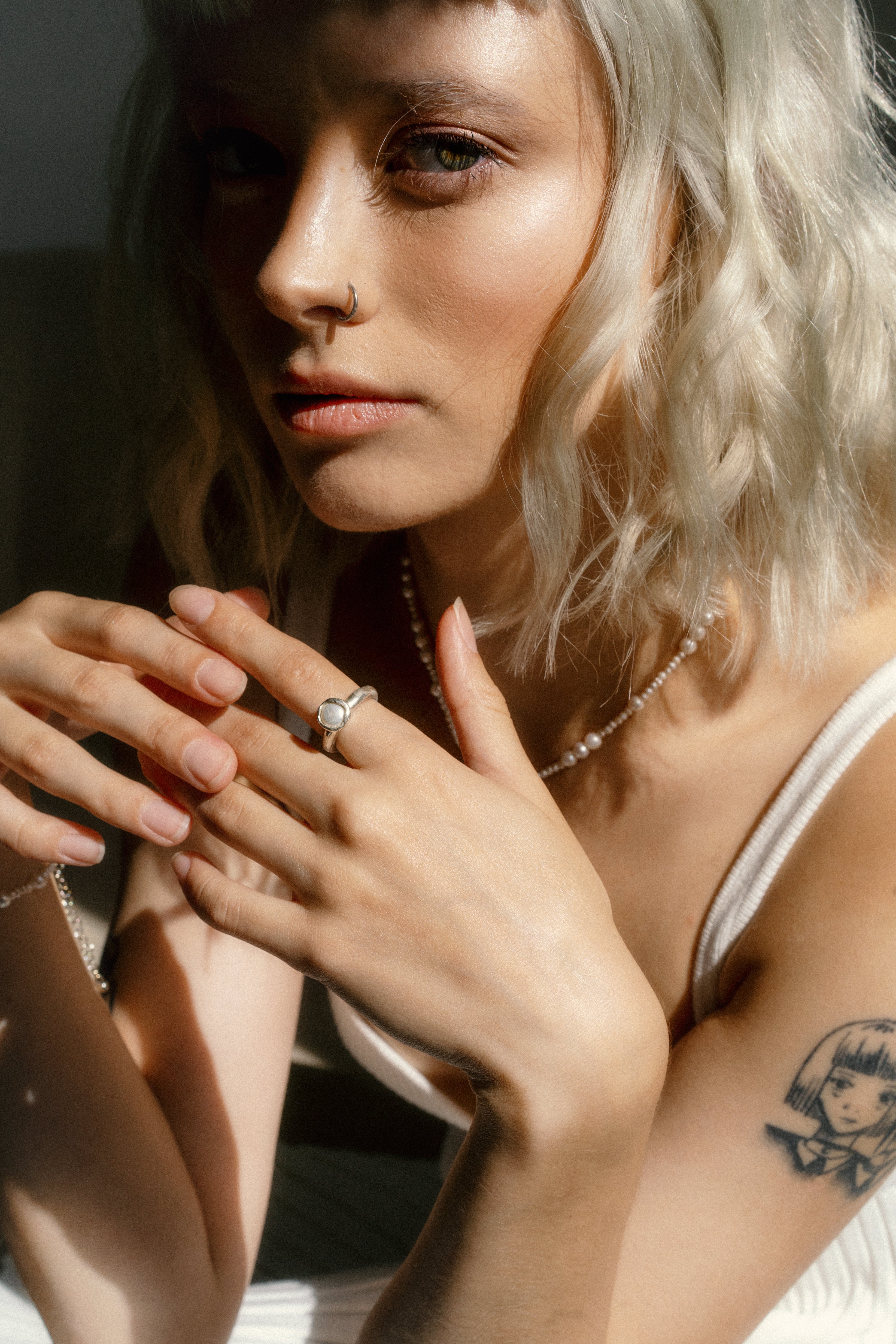 Каблучка «Біла перлина»