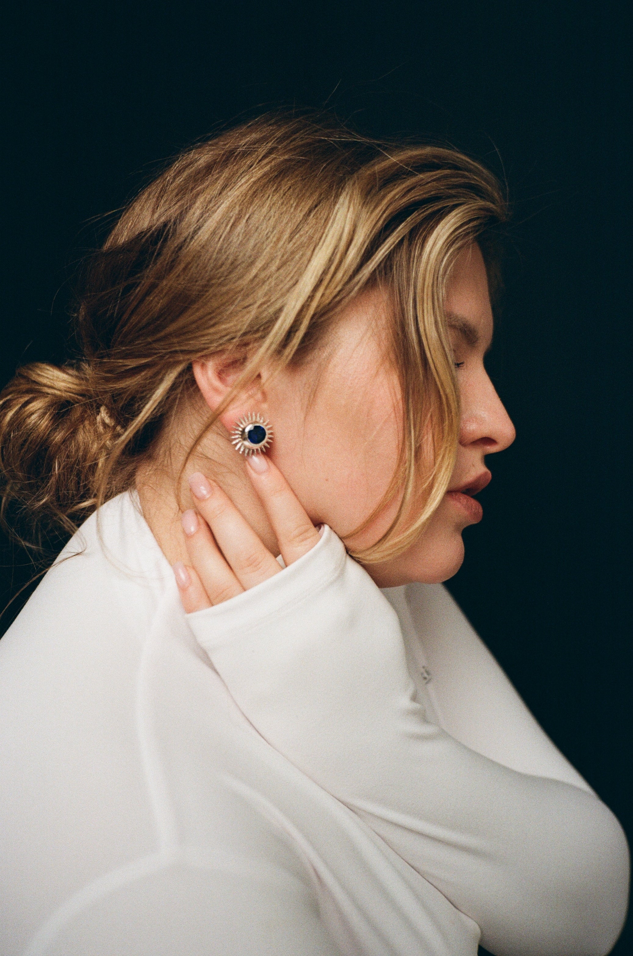 Кульчики "Сонячне колесо"