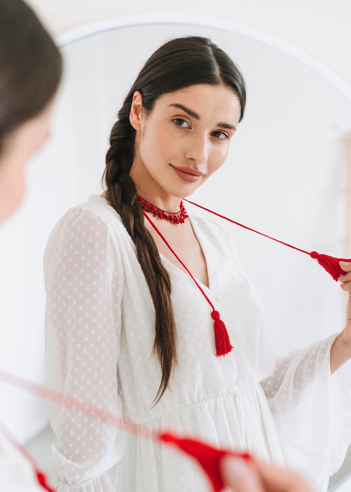 Намисто «Коралі» (кристали)