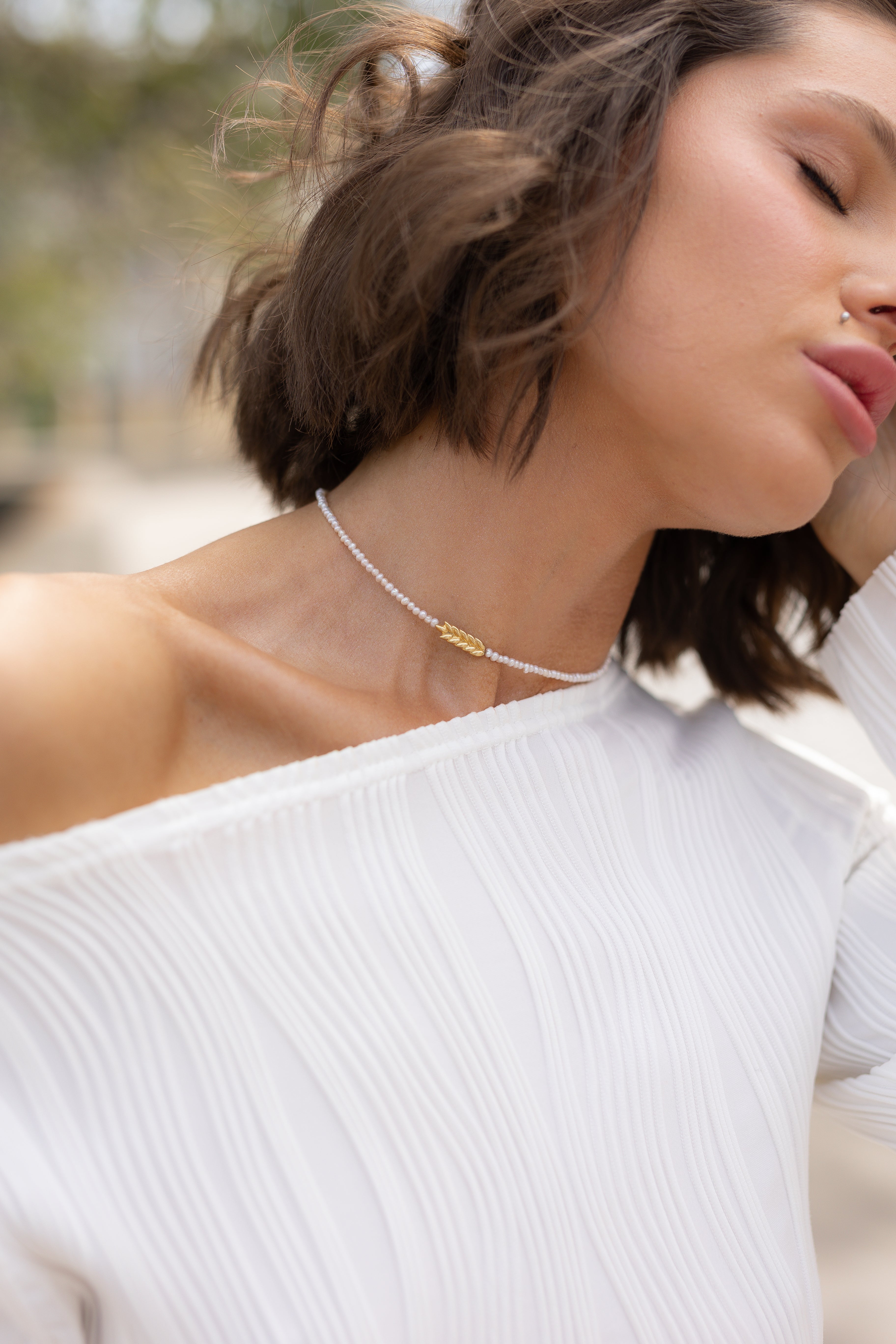 Чокер «Ранкова роса» (золото)