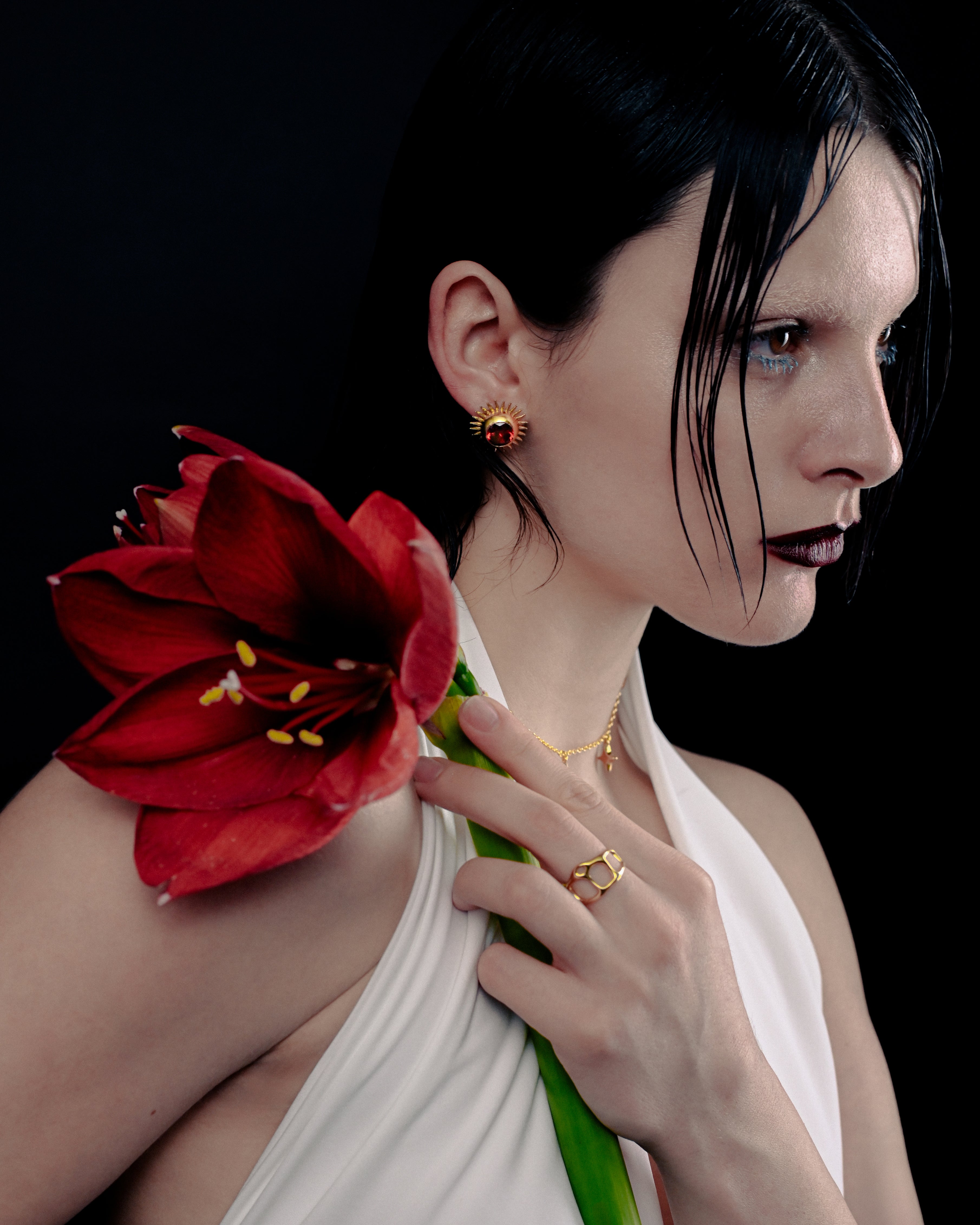 Кульчики "Сонячне колесо"