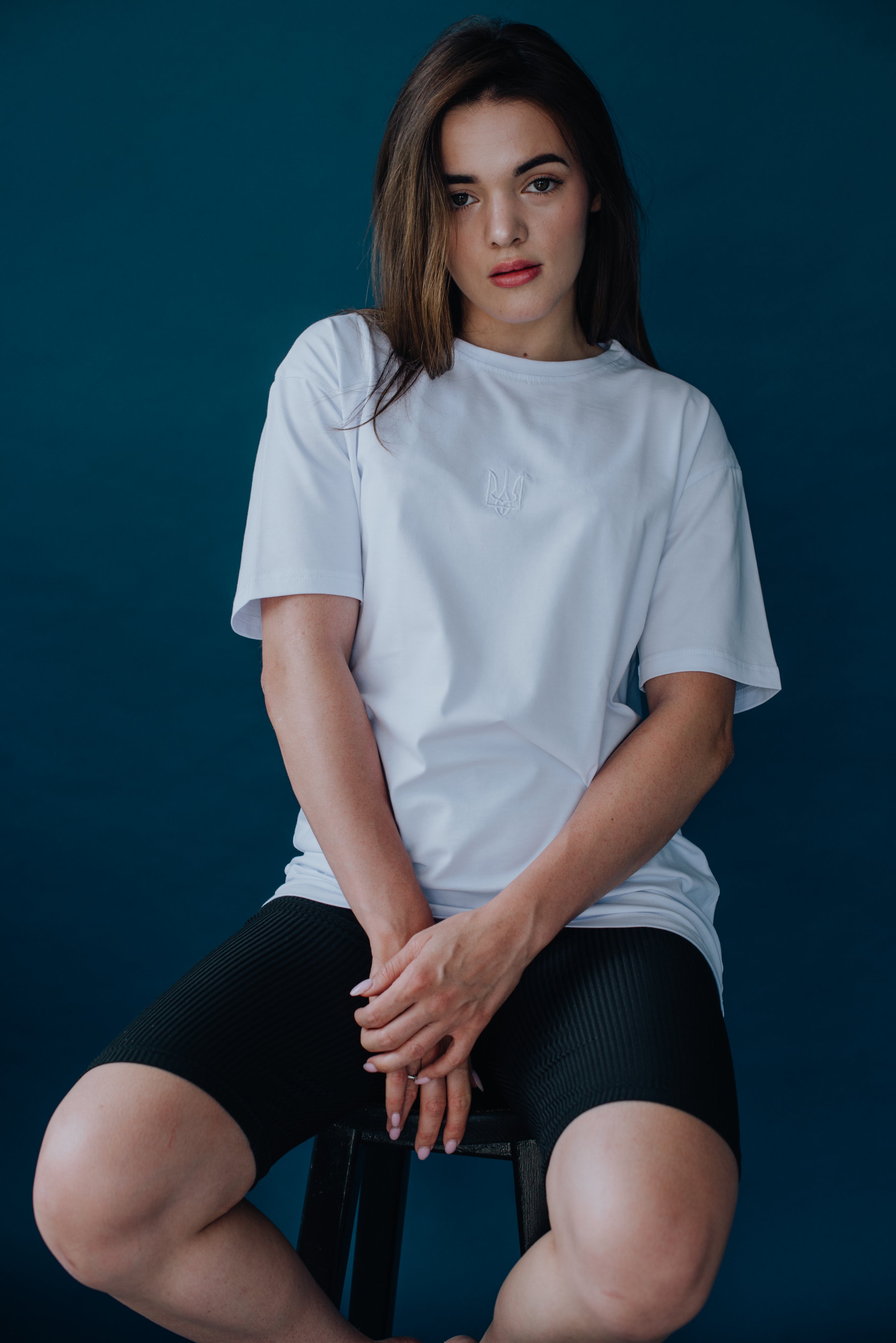 Футболка «Класичний тризуб» (білий)