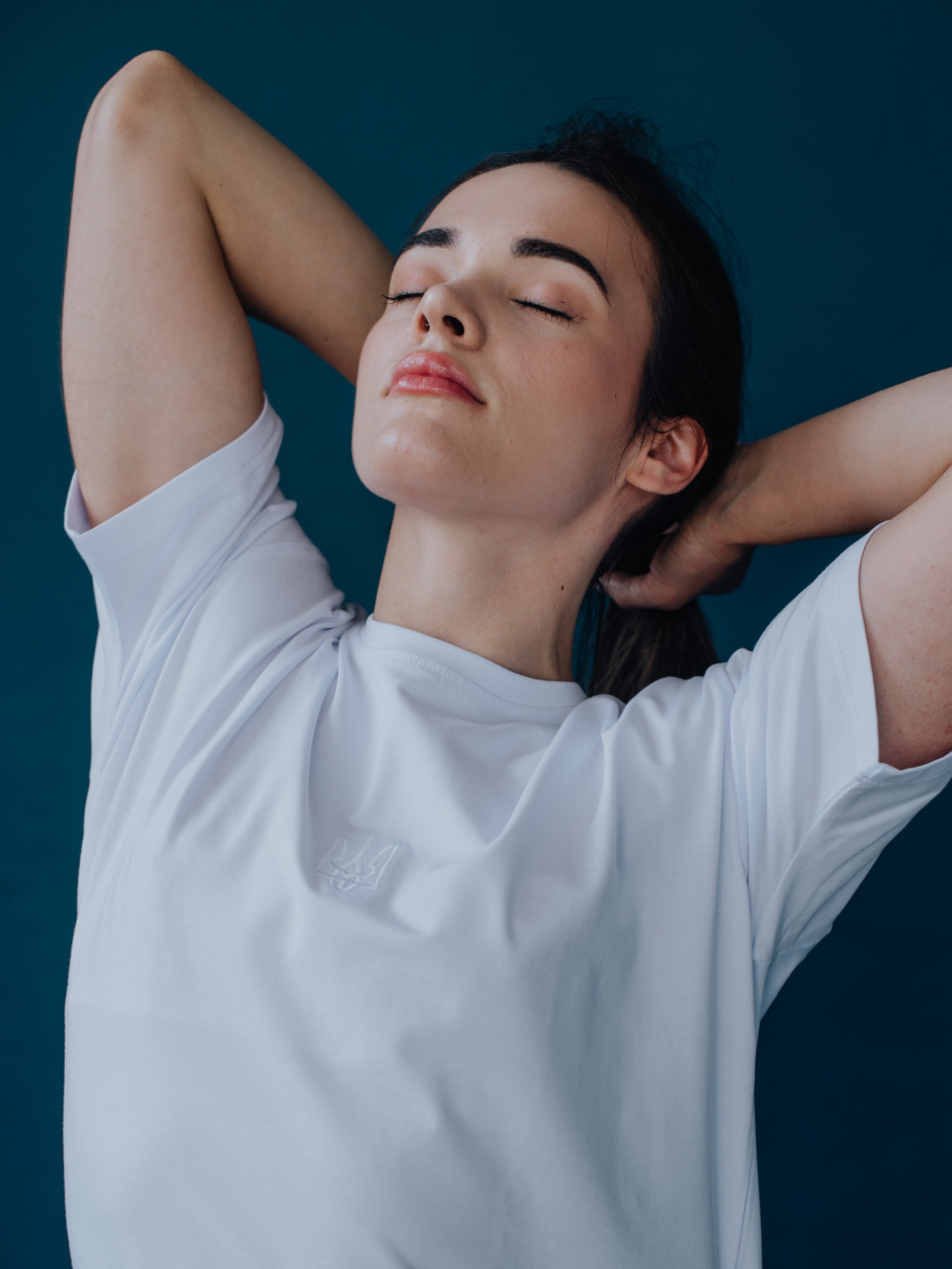 Футболка «Класичний тризуб» (білий)