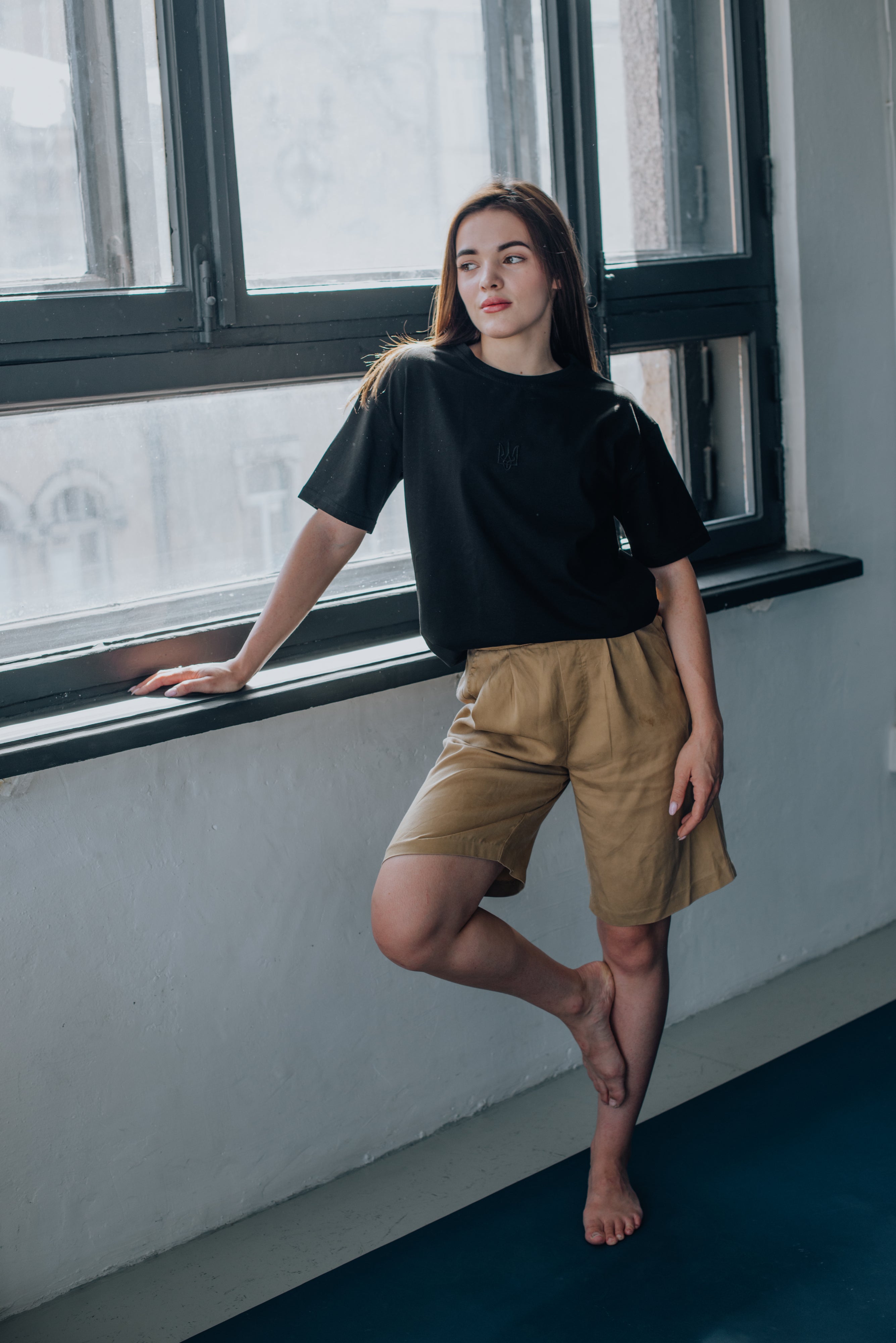 Футболка «Класичний тризуб» (чорний)