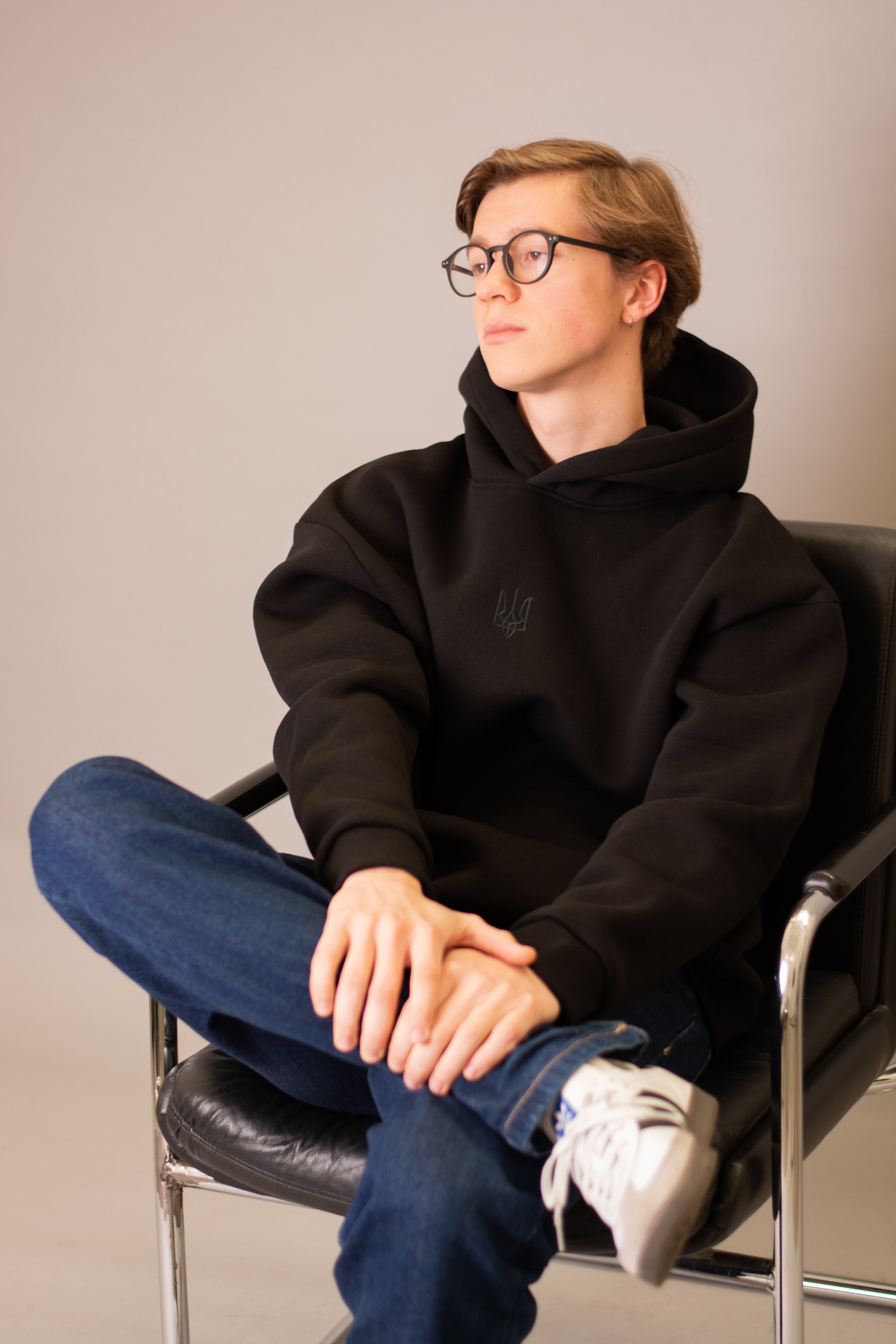 Худі оверсайз «Класичний тризуб»