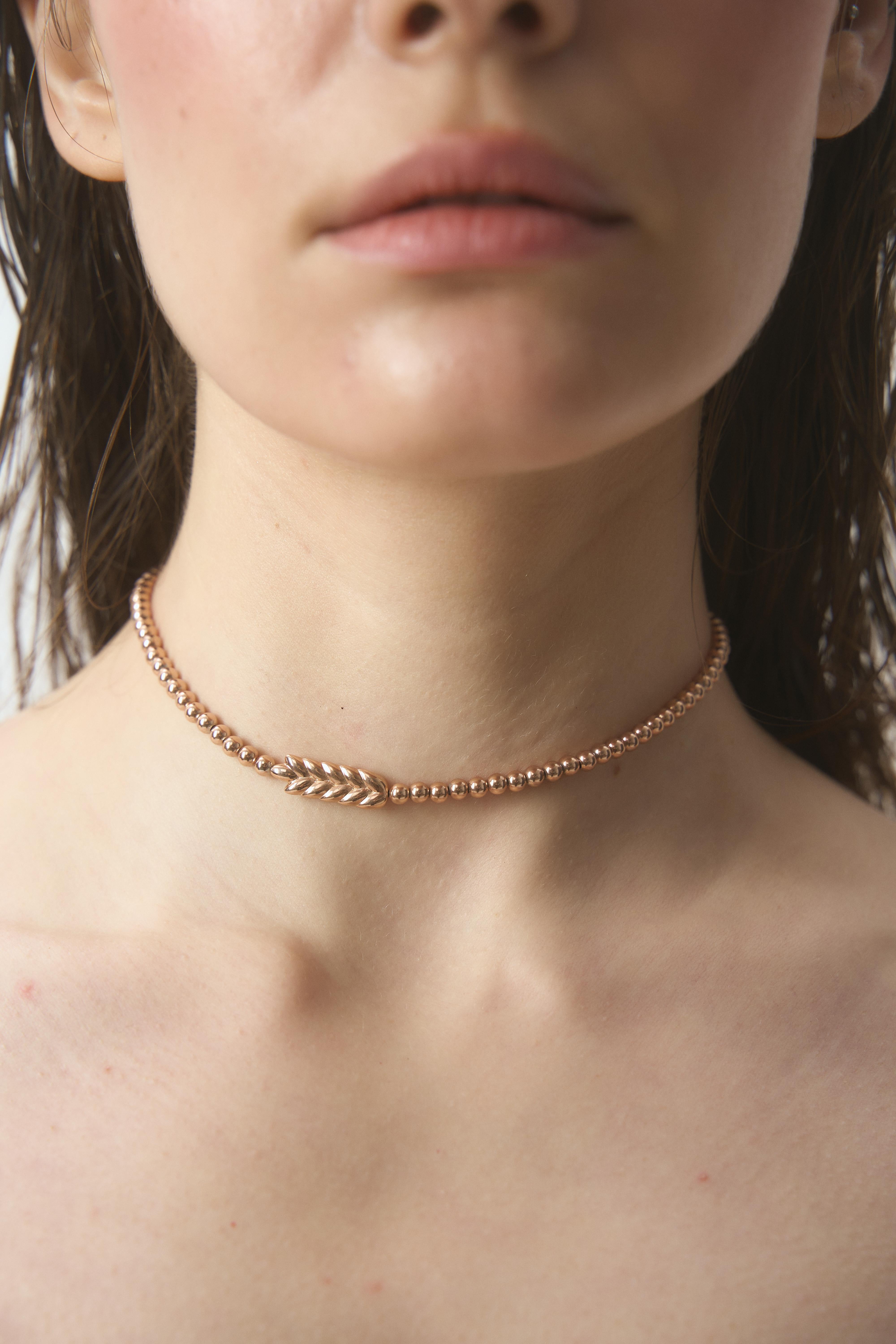 Намисто «Єдина» (рожеве золото)