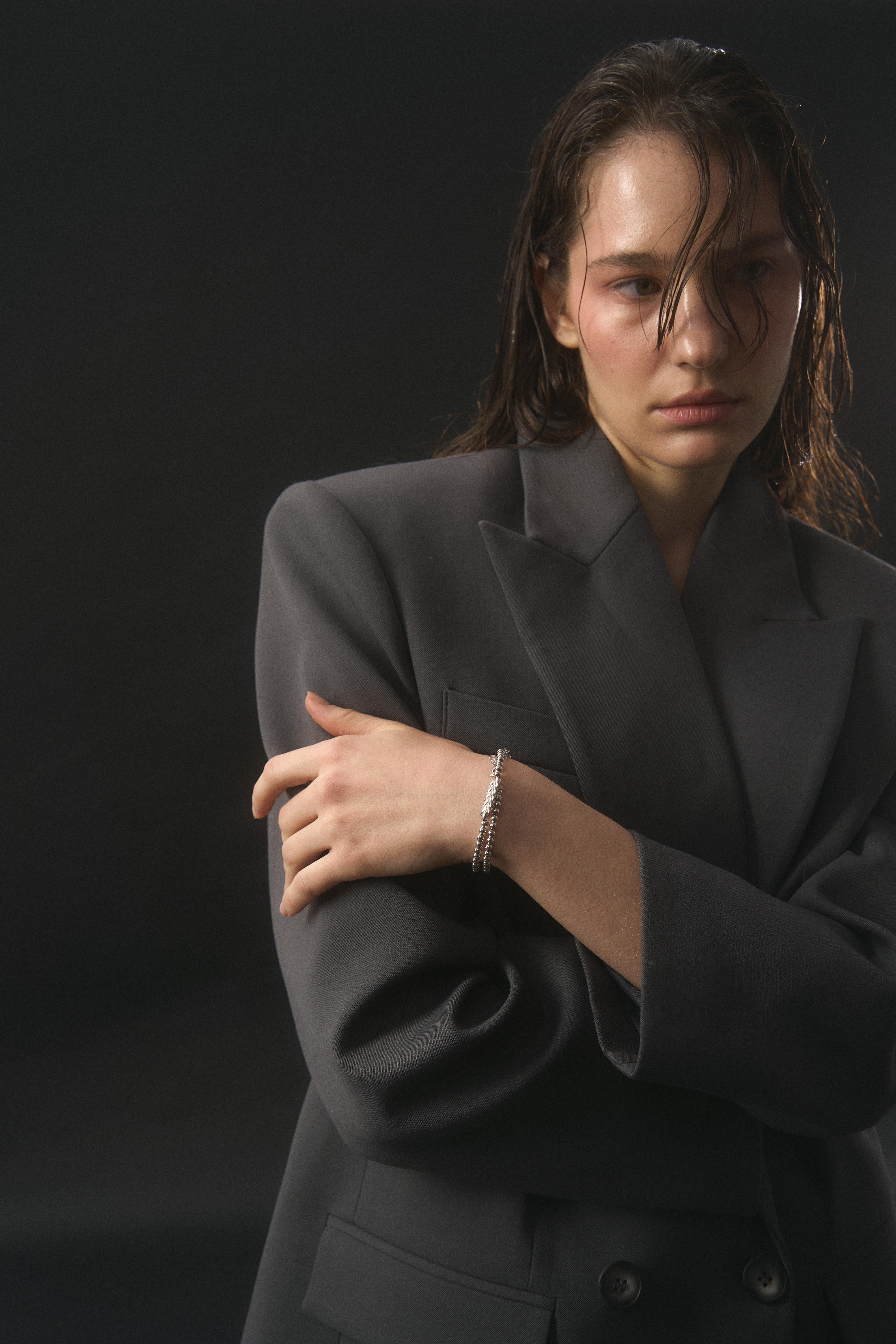 Браслет «Єдина» (срібло в родії)