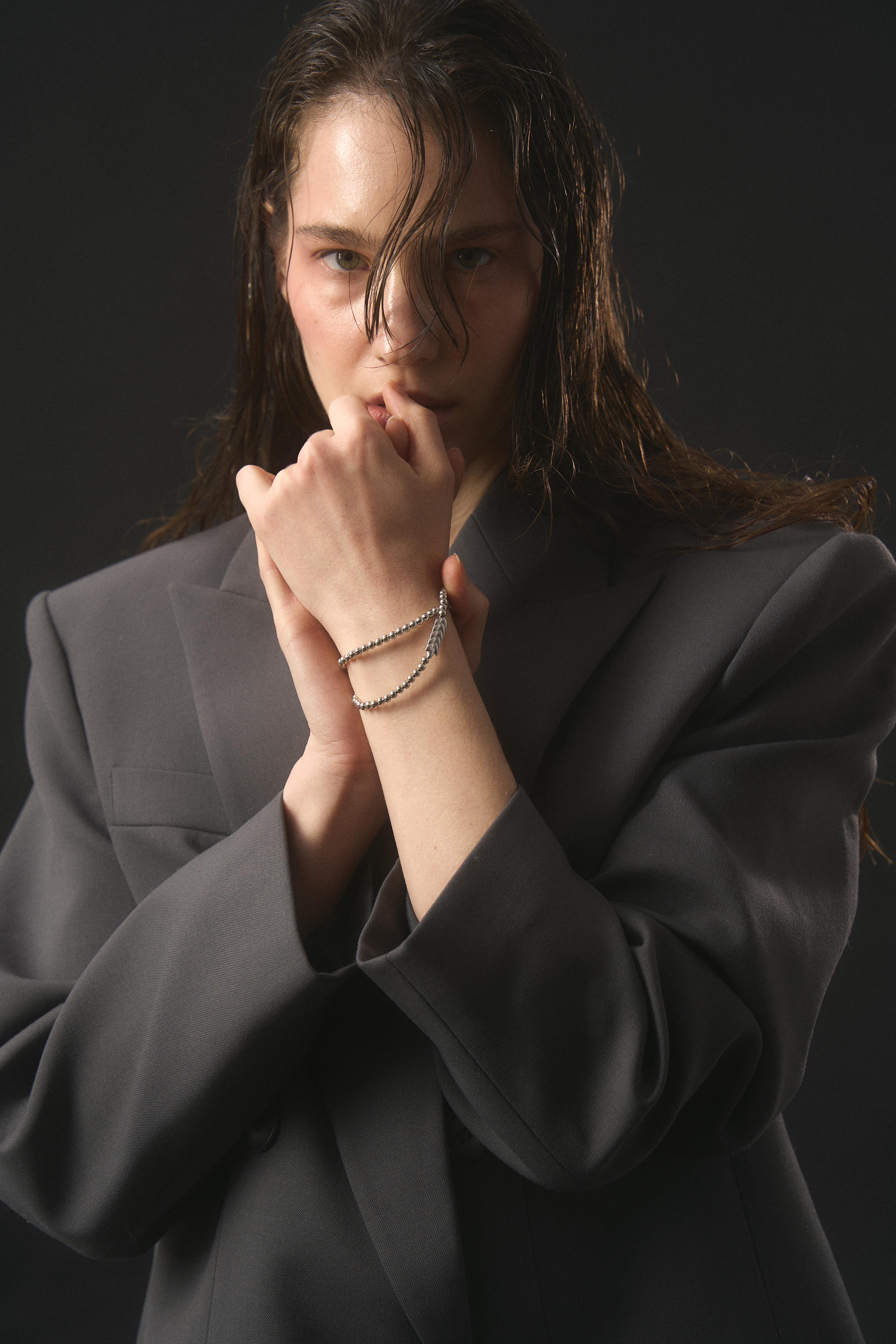 Браслет «Єдина» (срібло в родії)