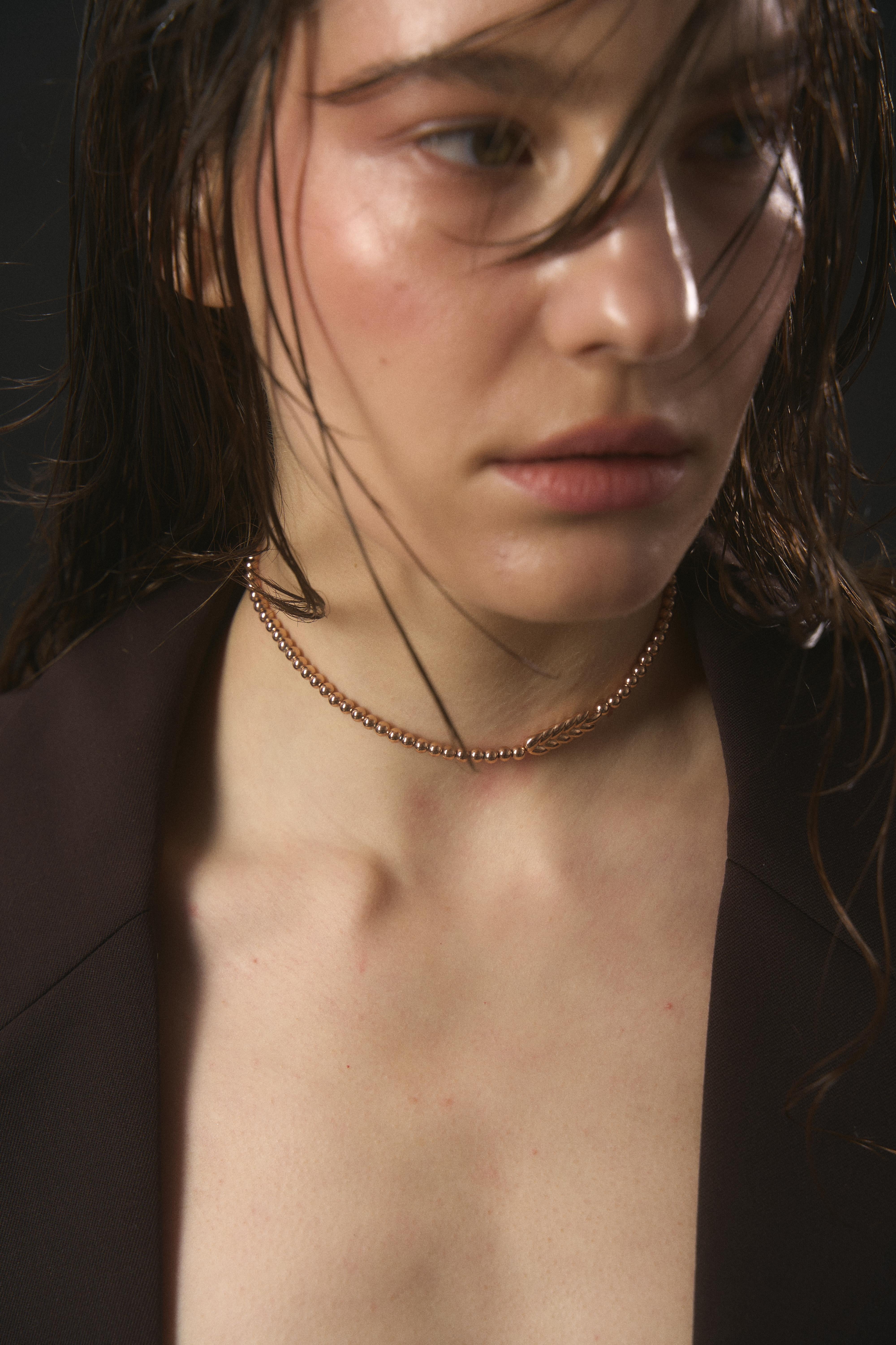 Намисто «Єдина» (рожеве золото)