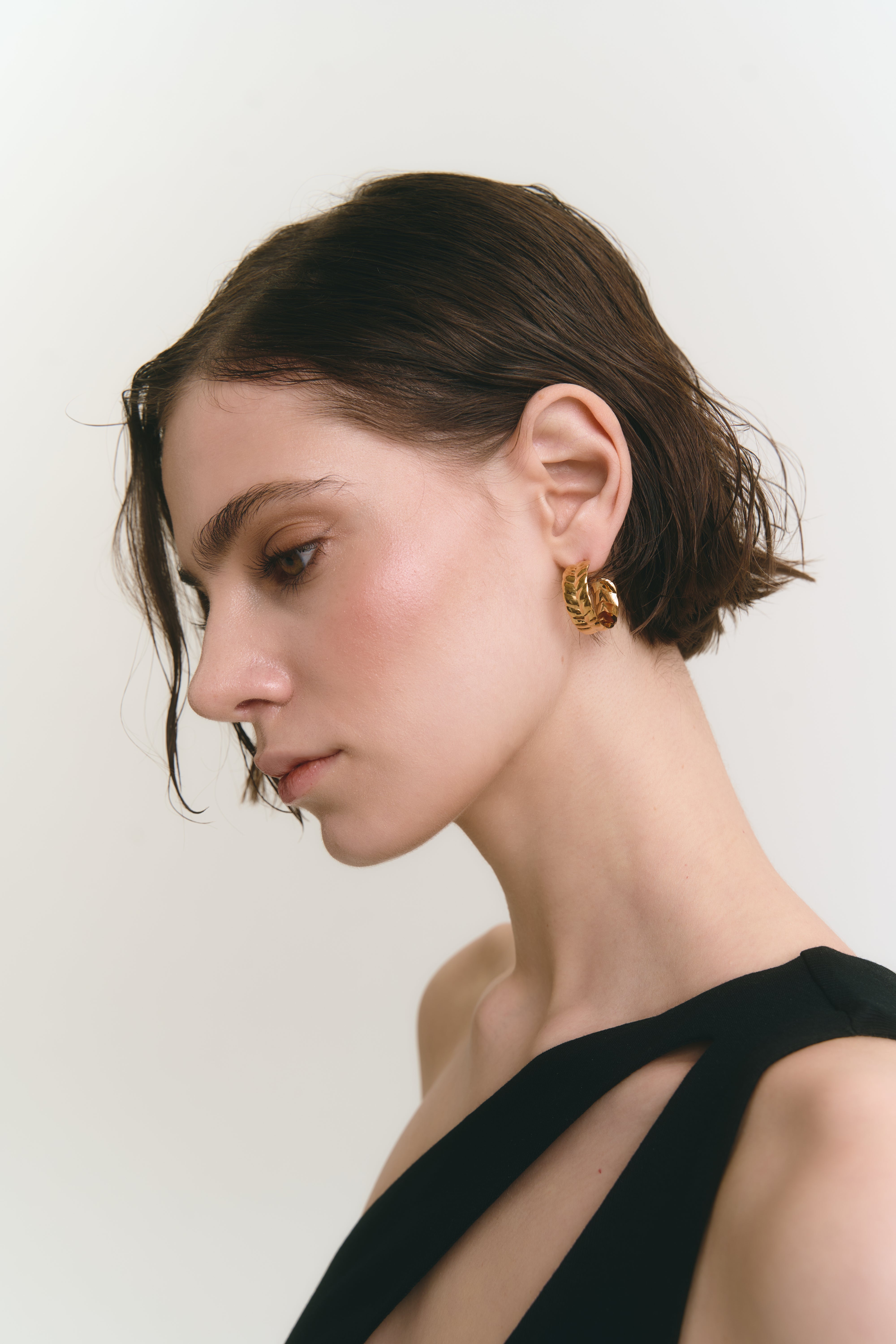 Кульчики «Колос країни» (велика пара) (золото)