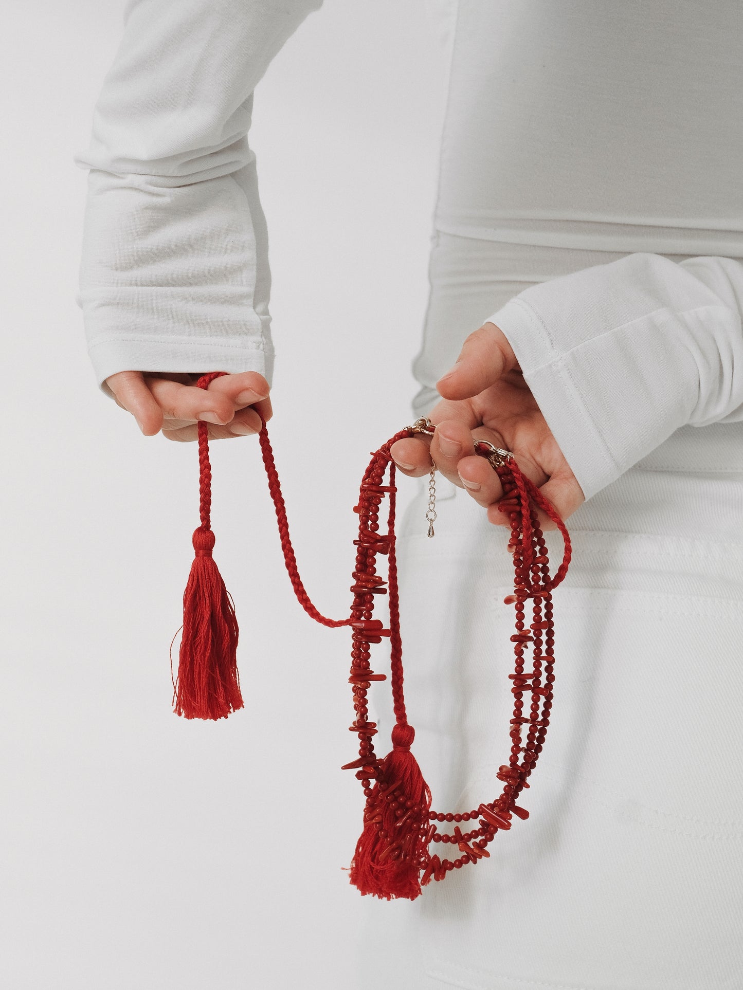 Намисто «Коралі» (кристали)