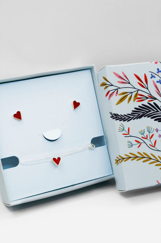 Набір «Make. Love» (чокер + кульчики)