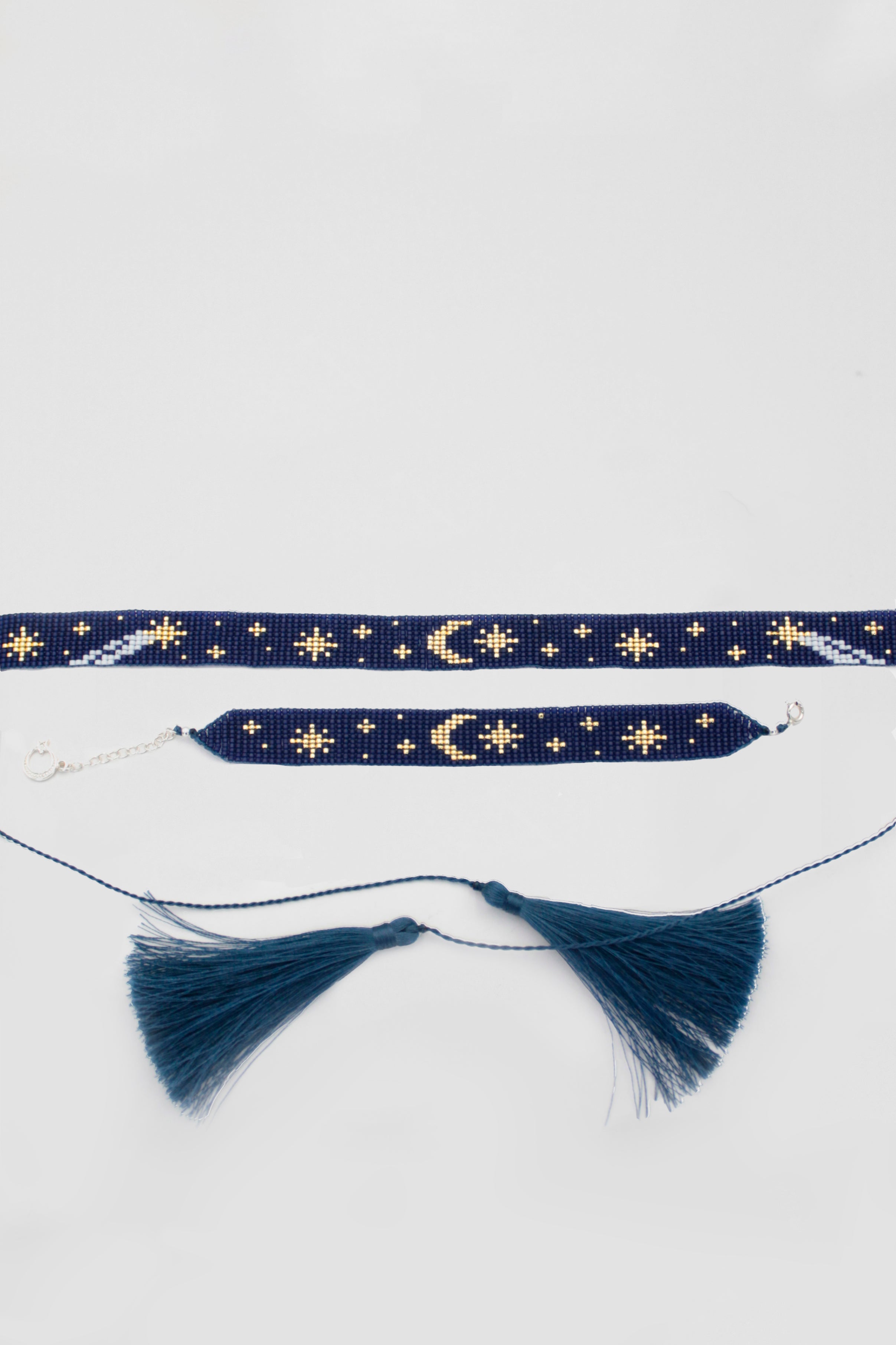 Набір «Зоряна ніч» (Ґердан і браслет)