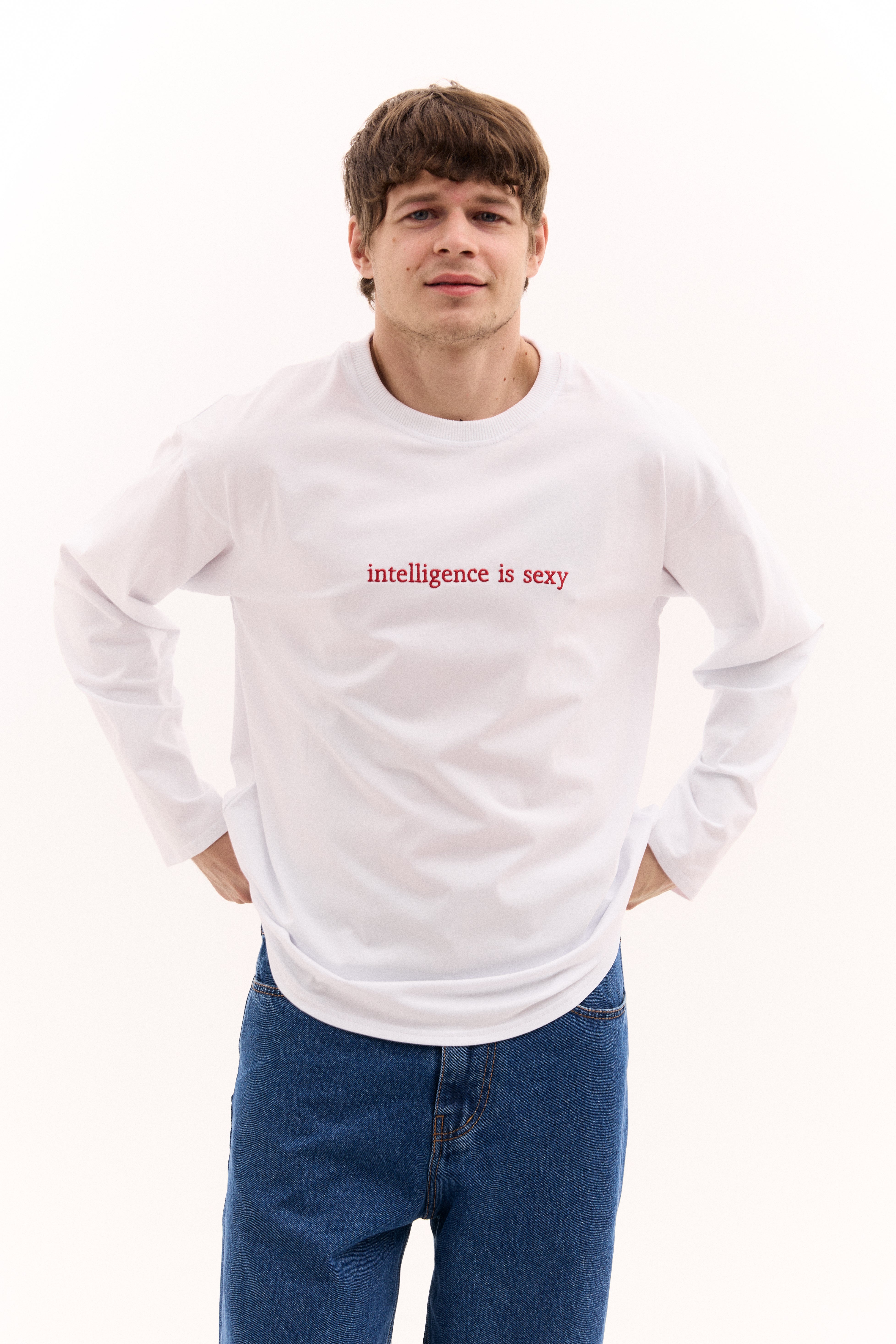 Лонгслів "Intelligence is sexy"