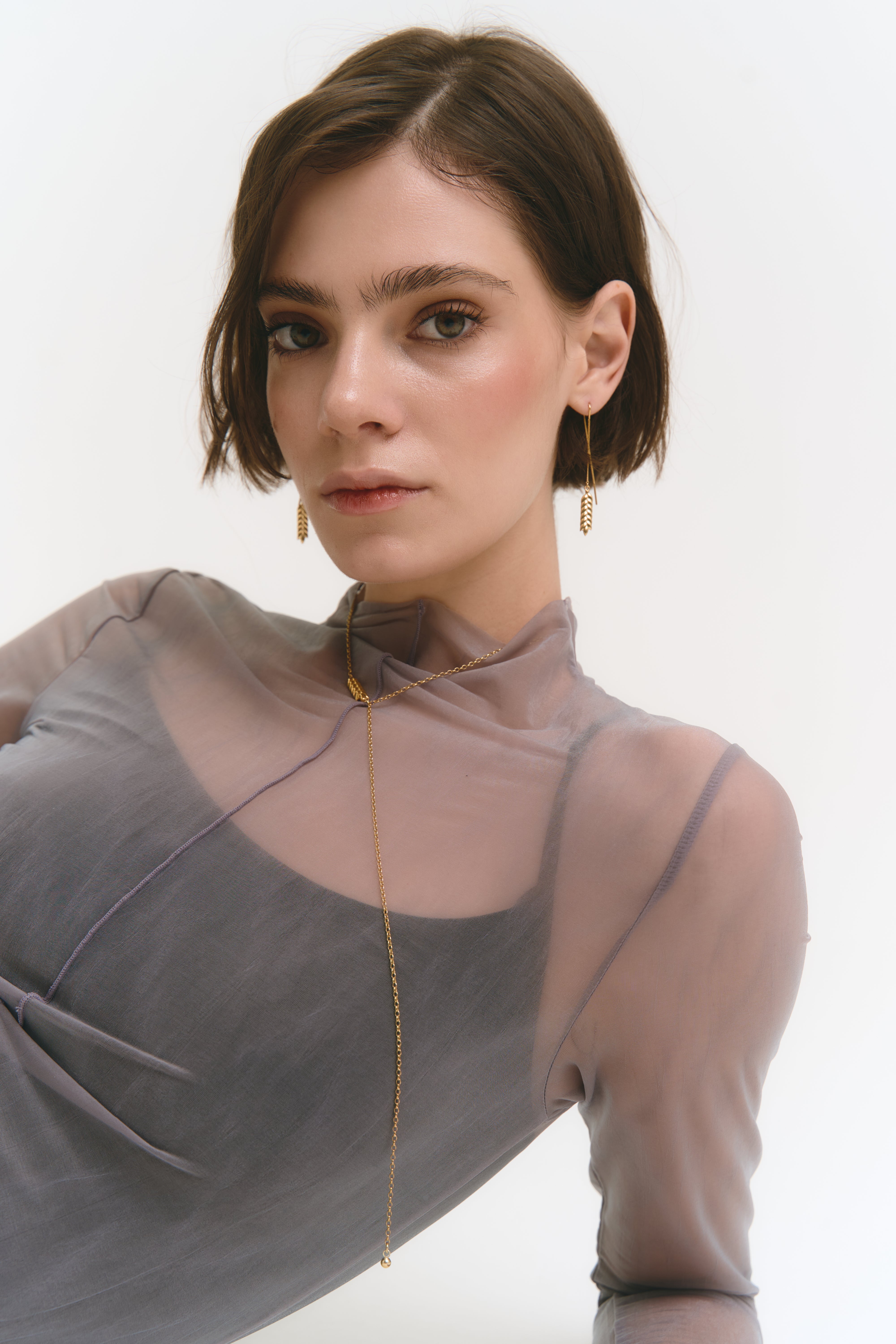 Набір «Цілунок Сонця» (підвіска + кульчики)