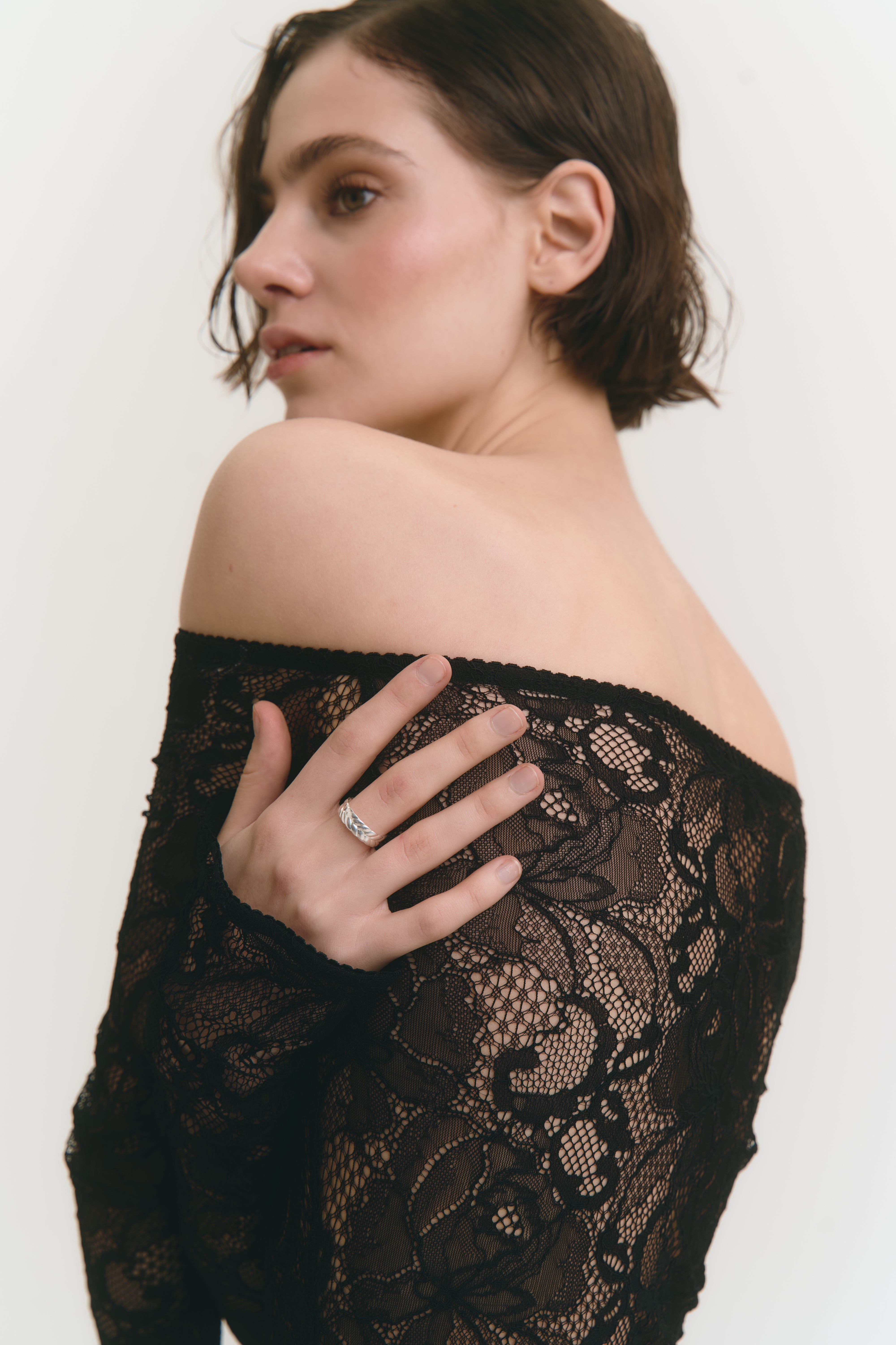 Каблучка «Колос країни» (срібло в родії)