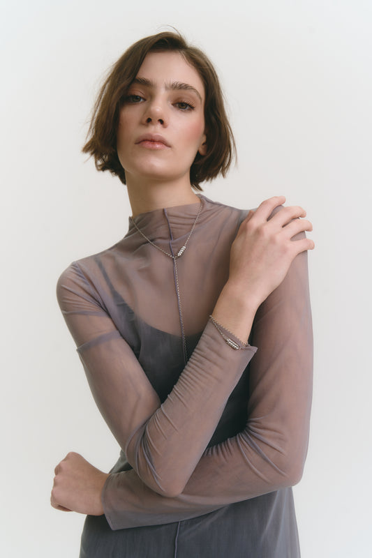 Набір «Цілунок Сонця»,срібло з родієм (підвіска + браслет)