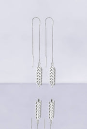 Кульчики «Цілунок Сонця» (срібло в родії)