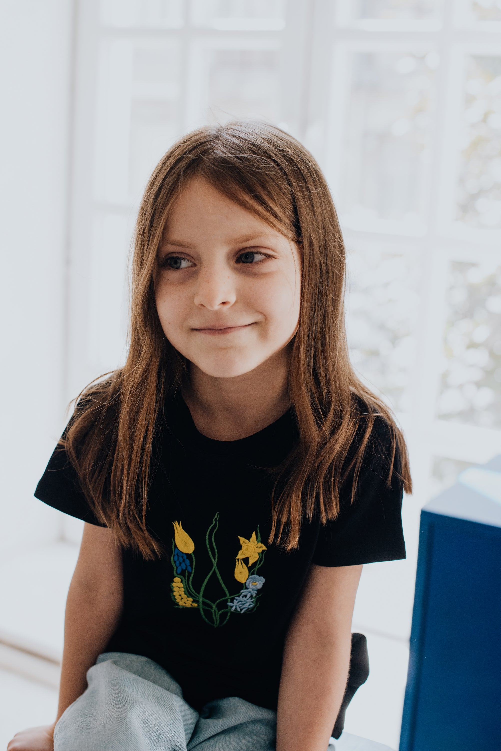 Футболка дитяча «Квітучий тризуб»