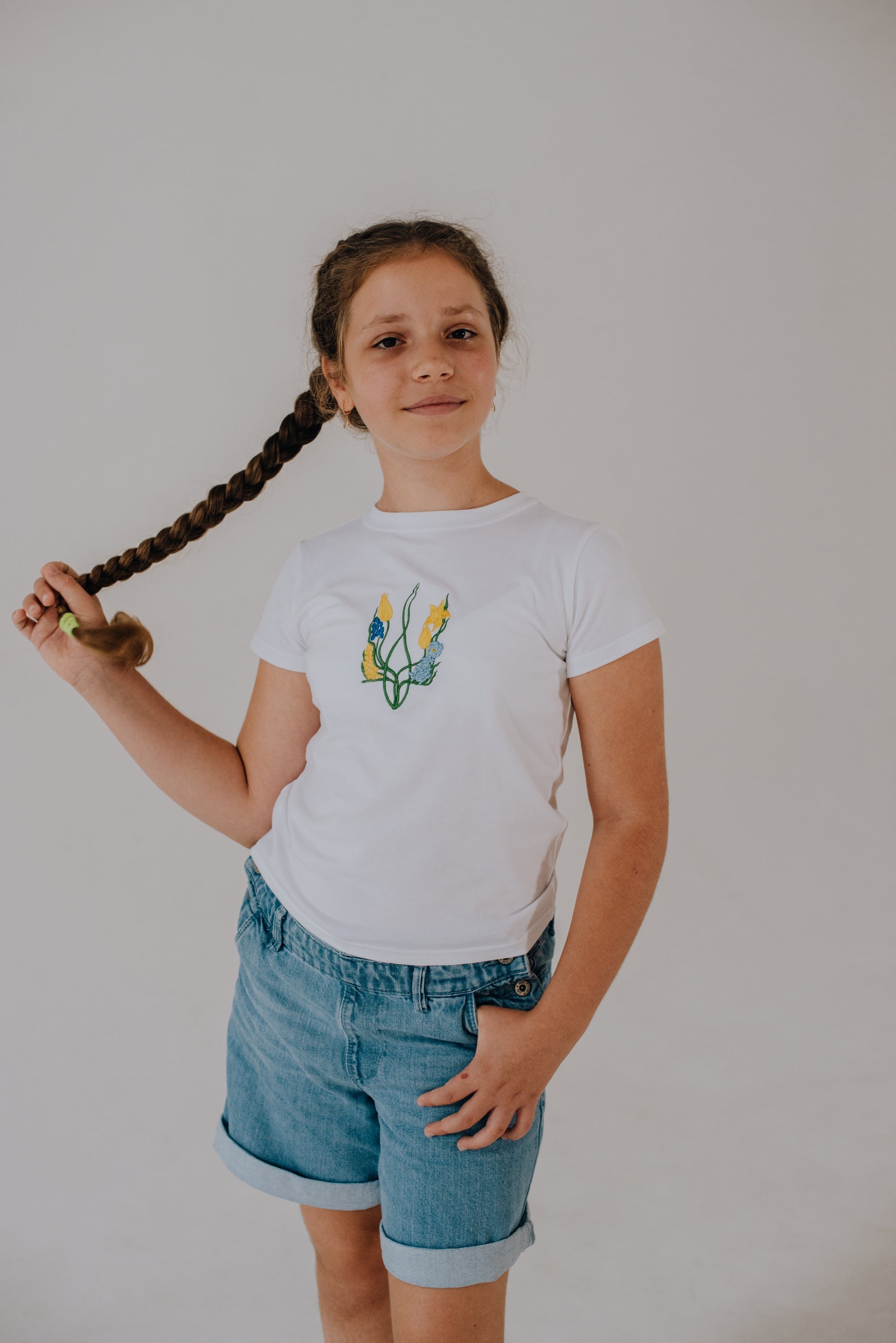 Футболка дитяча «Квітучий тризуб»